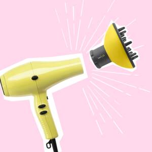 Yellow blow dryer