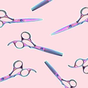 Trimming scissors